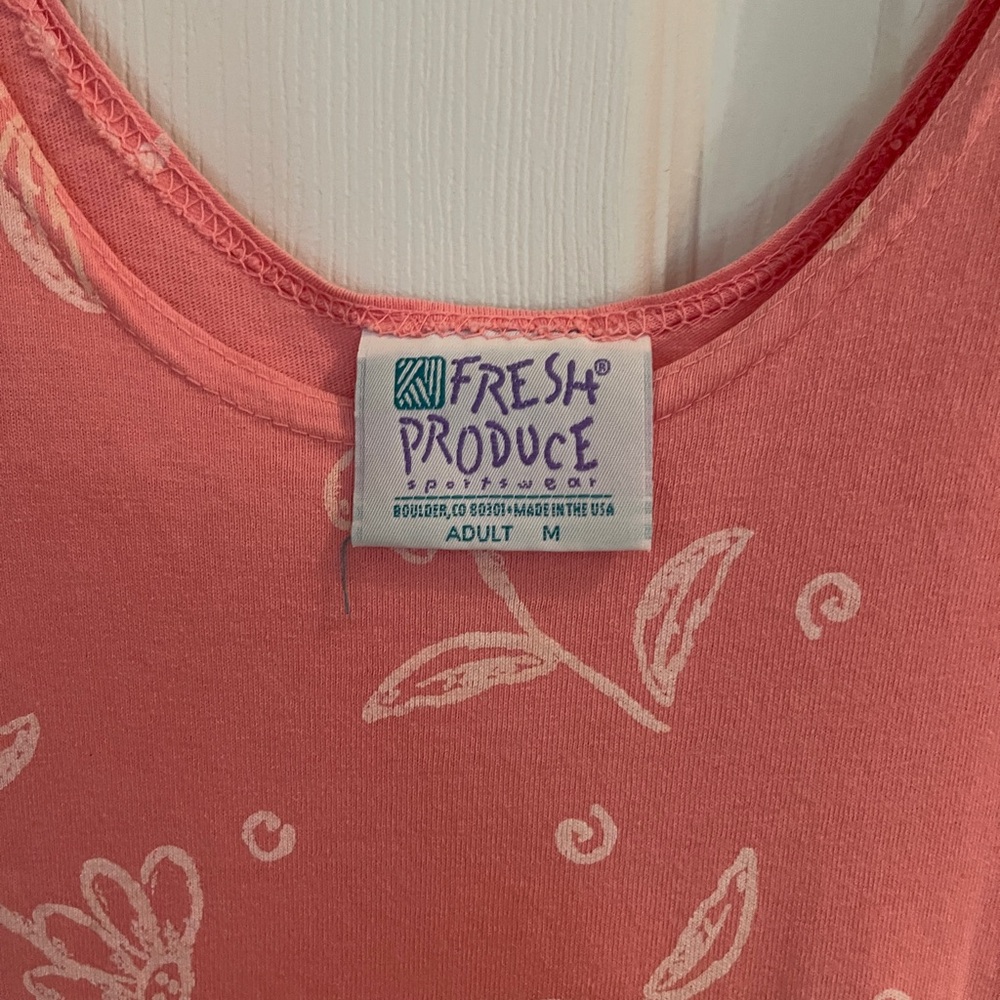 Fresh Produce Peach Floral Dress - Picture 4 of 4